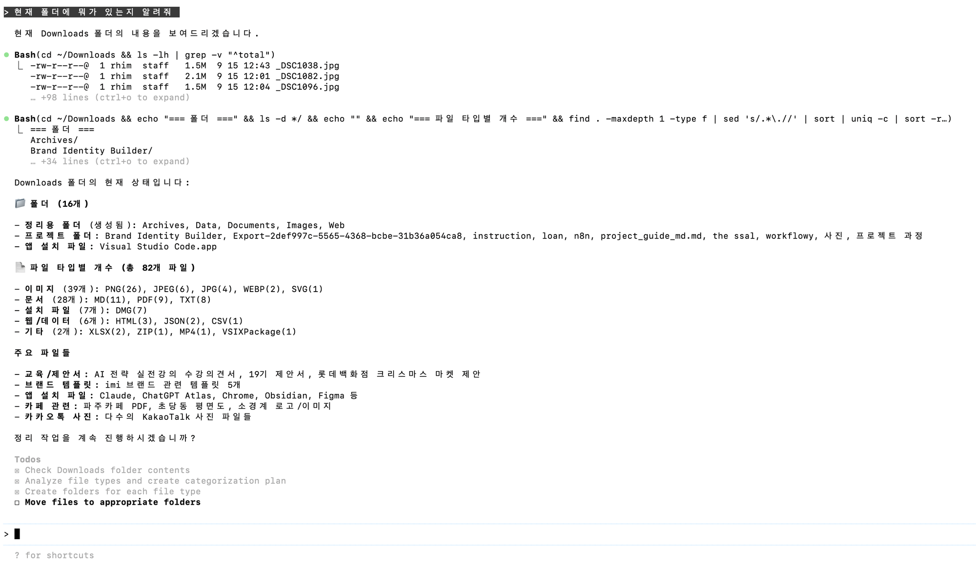 Downloads 폴더 분석